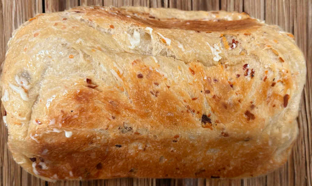 Sandwich bread with inclusions